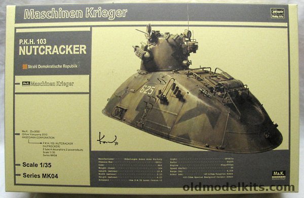 Hasegawa 1/20 P.K.H. 103 Nutcracker and Two Power Suits- Maschinen Krieger (Ma.K ZBV3000) (SF3D), 64004 plastic model kit
